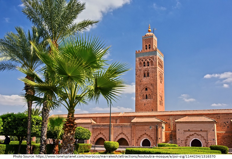 Tourist Attractions in Koutoubia Mosque