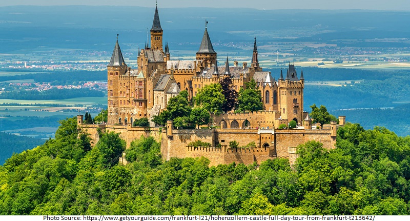tourist attractions in Hohenzollern Castle