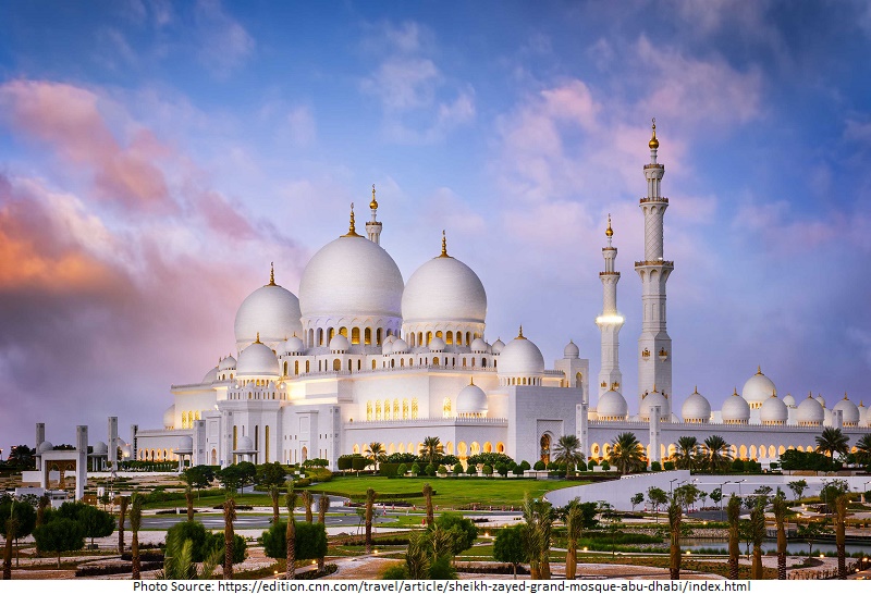 tourist attractions in Sheikh Zayed Grand Mosque